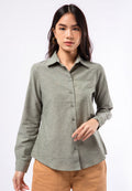 Regular Fit Long Sleeve Blouse