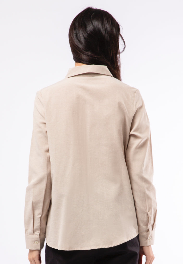 Regular Fit Oxford Blouse