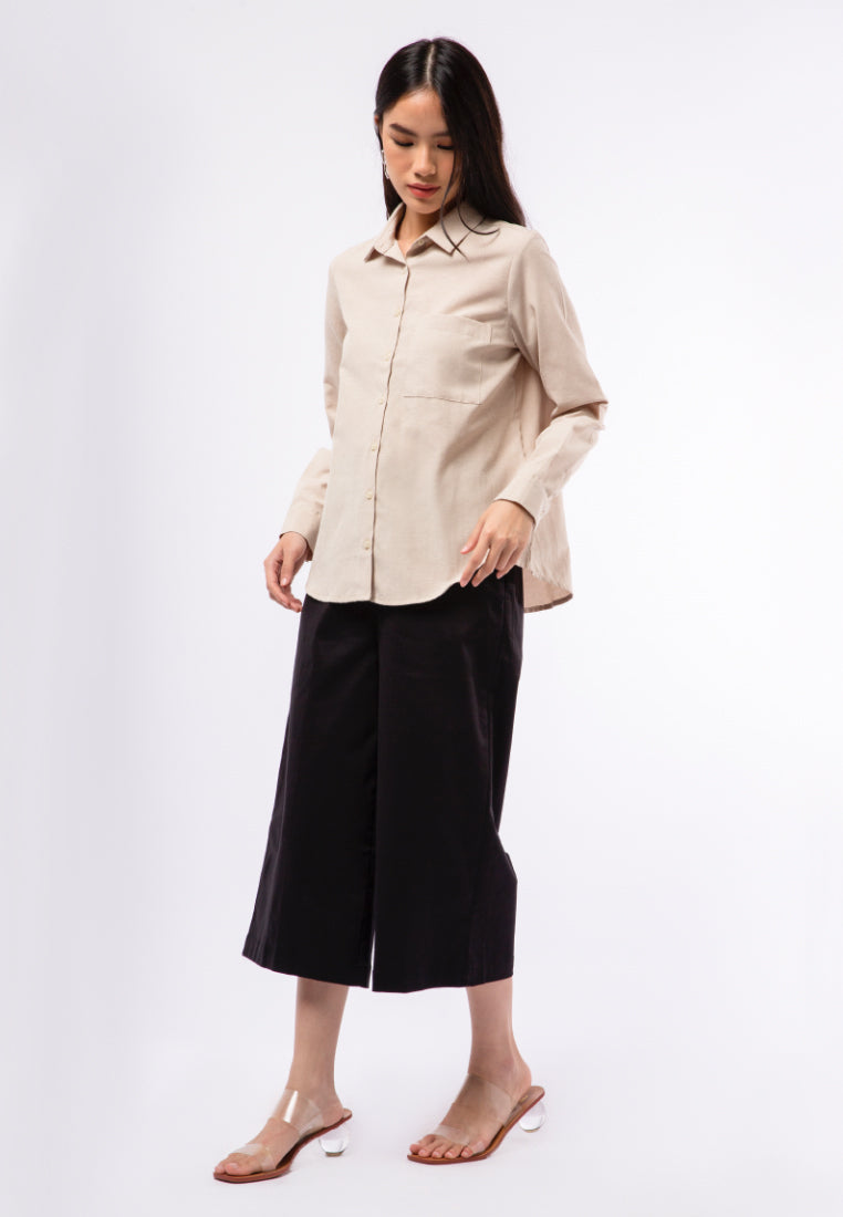 Regular Fit Oxford Blouse