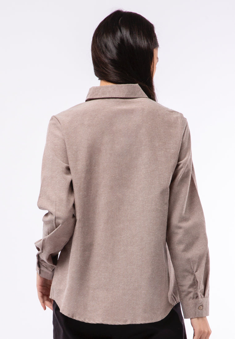Regular Fit Oxford Blouse
