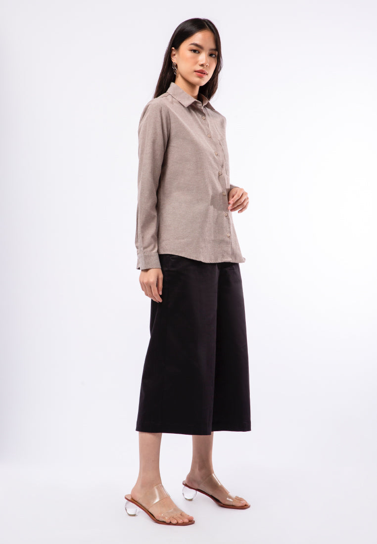 Regular Fit Oxford Blouse