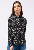 Printed Long Sleeve Blouse