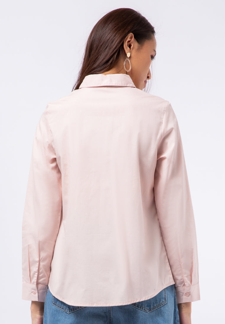 Regular Fit Long Sleeve Blouse