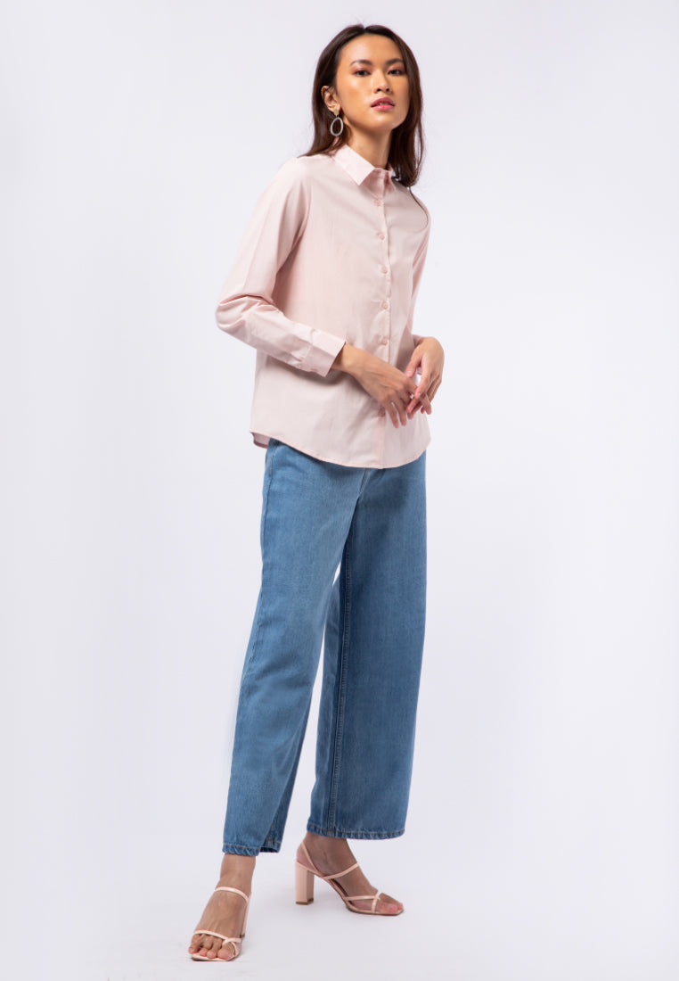 Regular Fit Long Sleeve Blouse