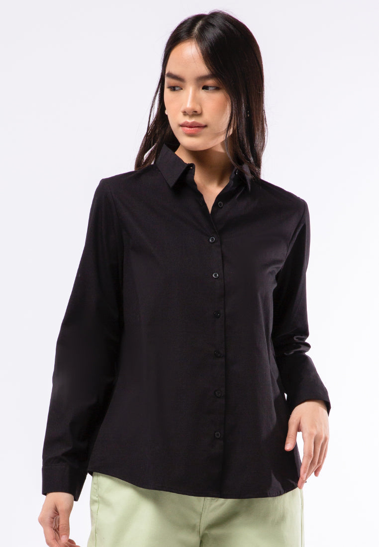 Regular Fit Long Sleeve Blouse