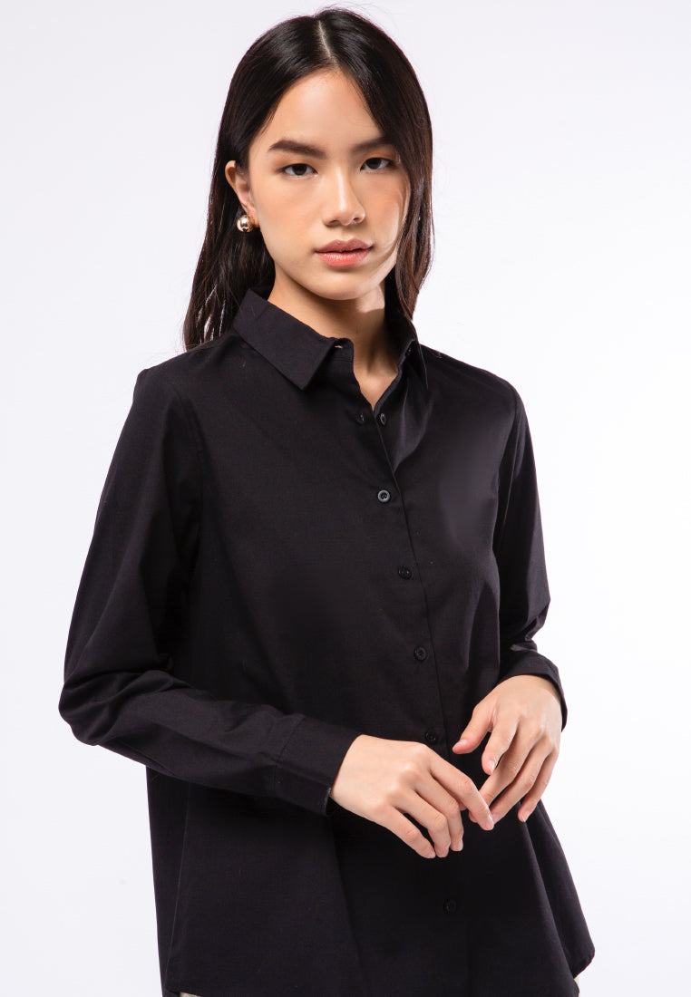 Regular Fit Long Sleeve Blouse