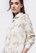 Regular Fit Printed Long Sleeve Blouse