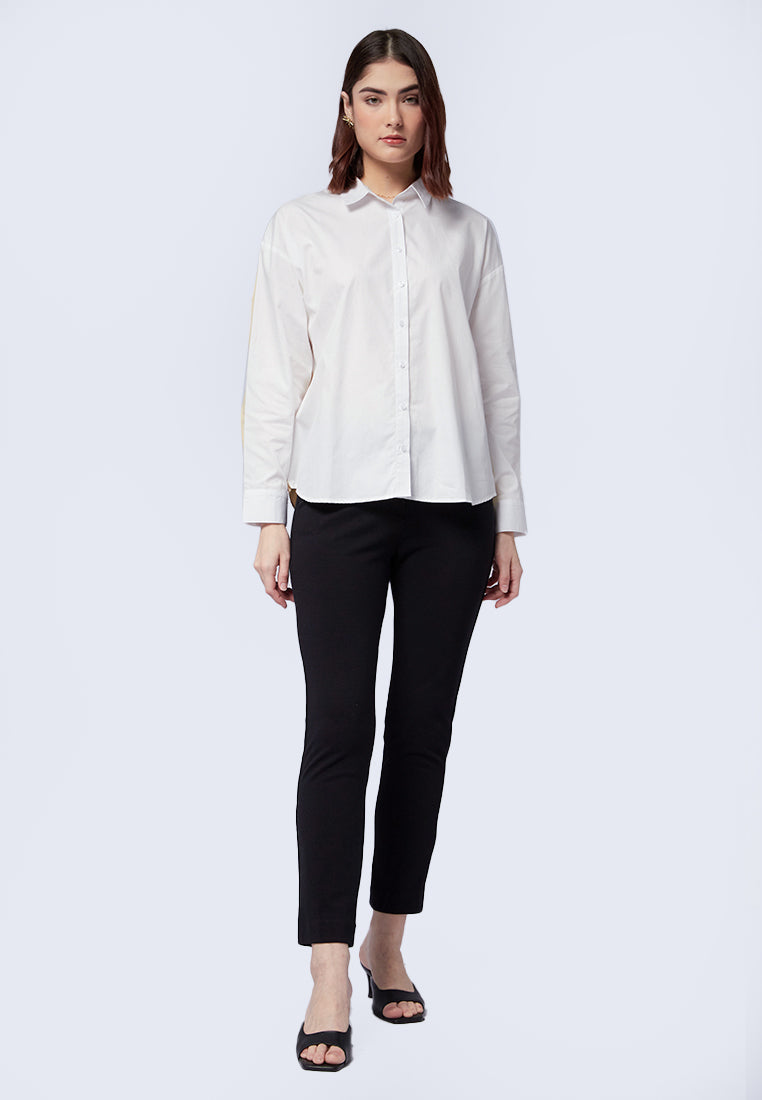 Two Tone Oversized Shirt