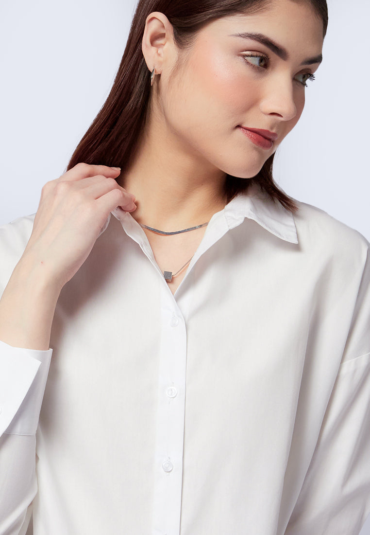Oversized Long Sleeve Blouse