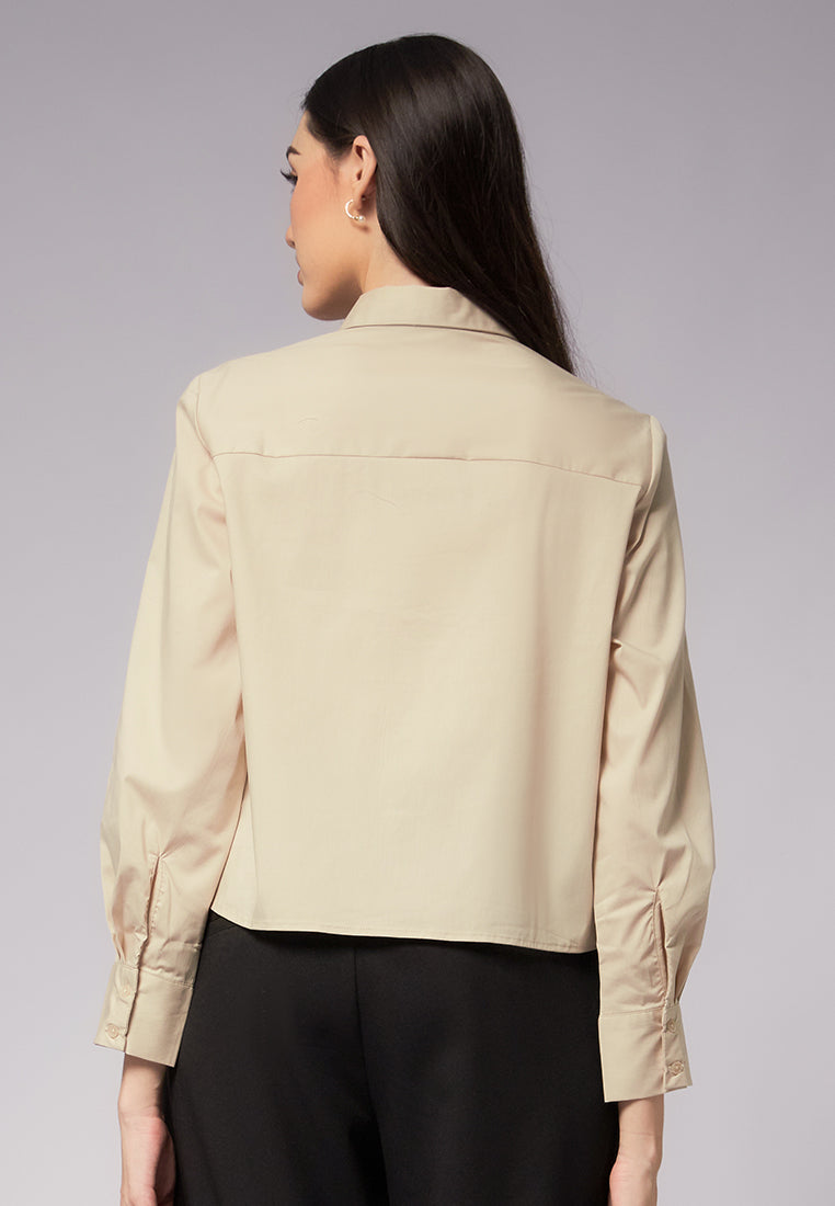 Long Sleeve Crop Shirt