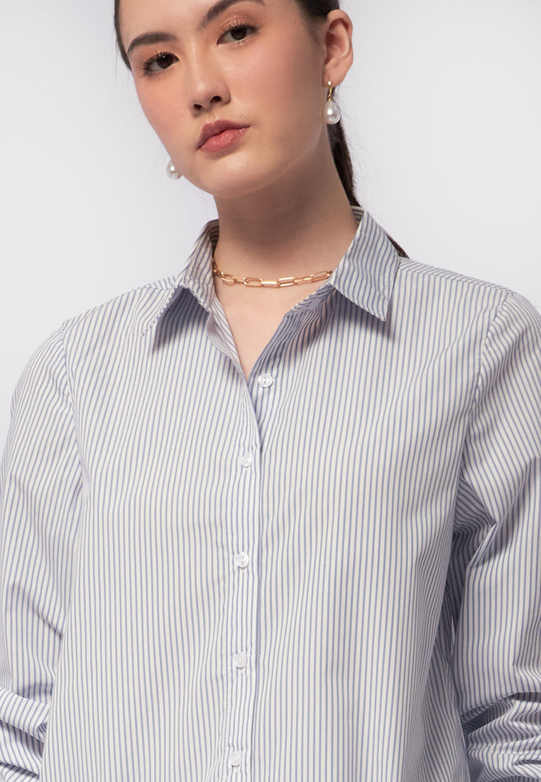 Long Sleeve Stripes Shirt