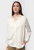 Satin Long Sleeve Blouse