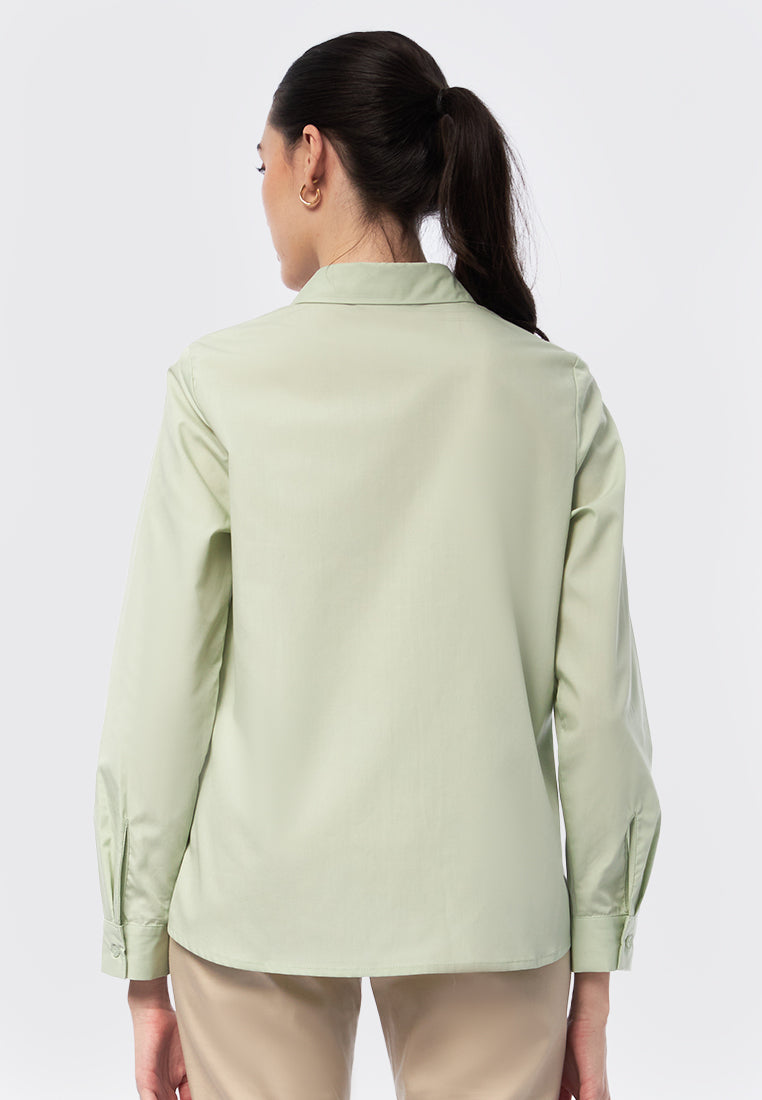 Regular Fit Long Sleeve Blouse