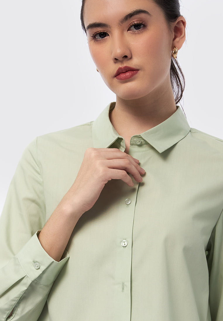 Regular Fit Long Sleeve Blouse