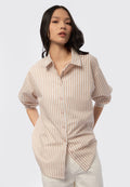 Long Sleeve Stripes Blouse