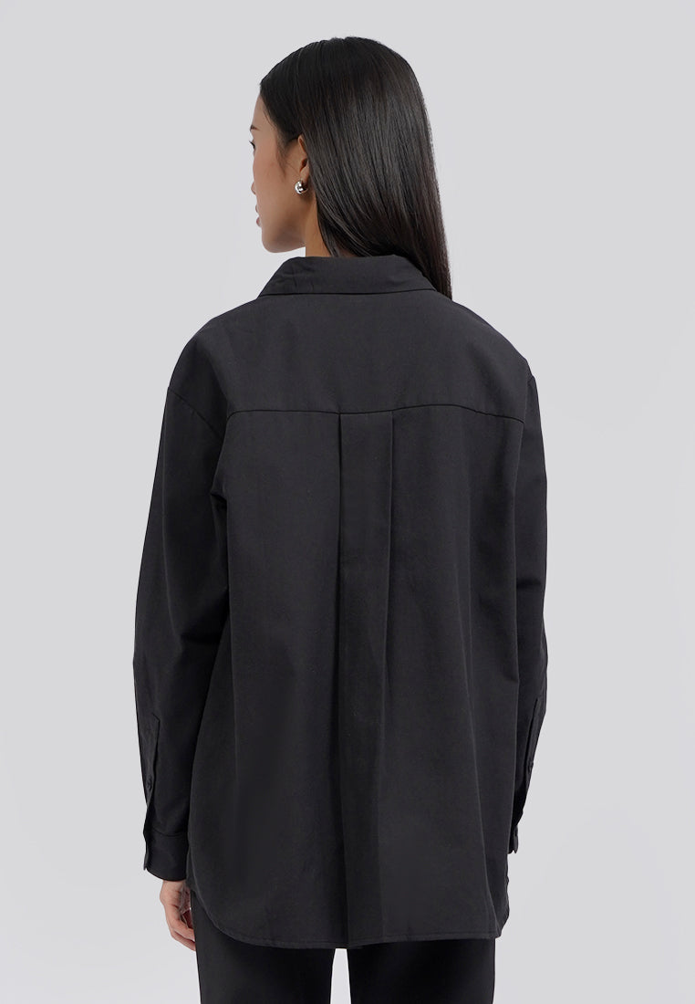 Oversized Long Sleeve Blouse