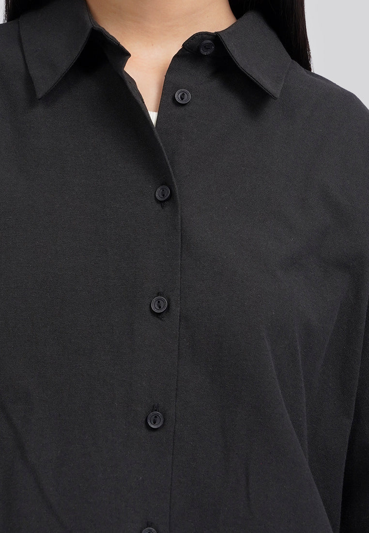 Oversized Long Sleeve Blouse