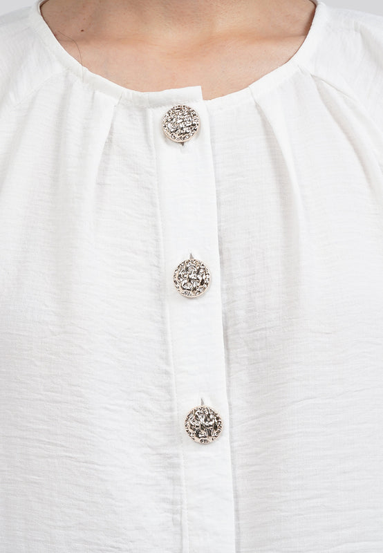 Round Neck Raglan Blouse
