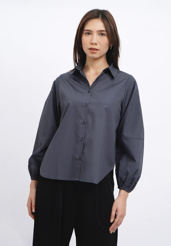 Voluminous Sleeve Blouse