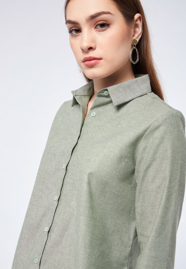 Regular Fit Long Sleeve Blouse