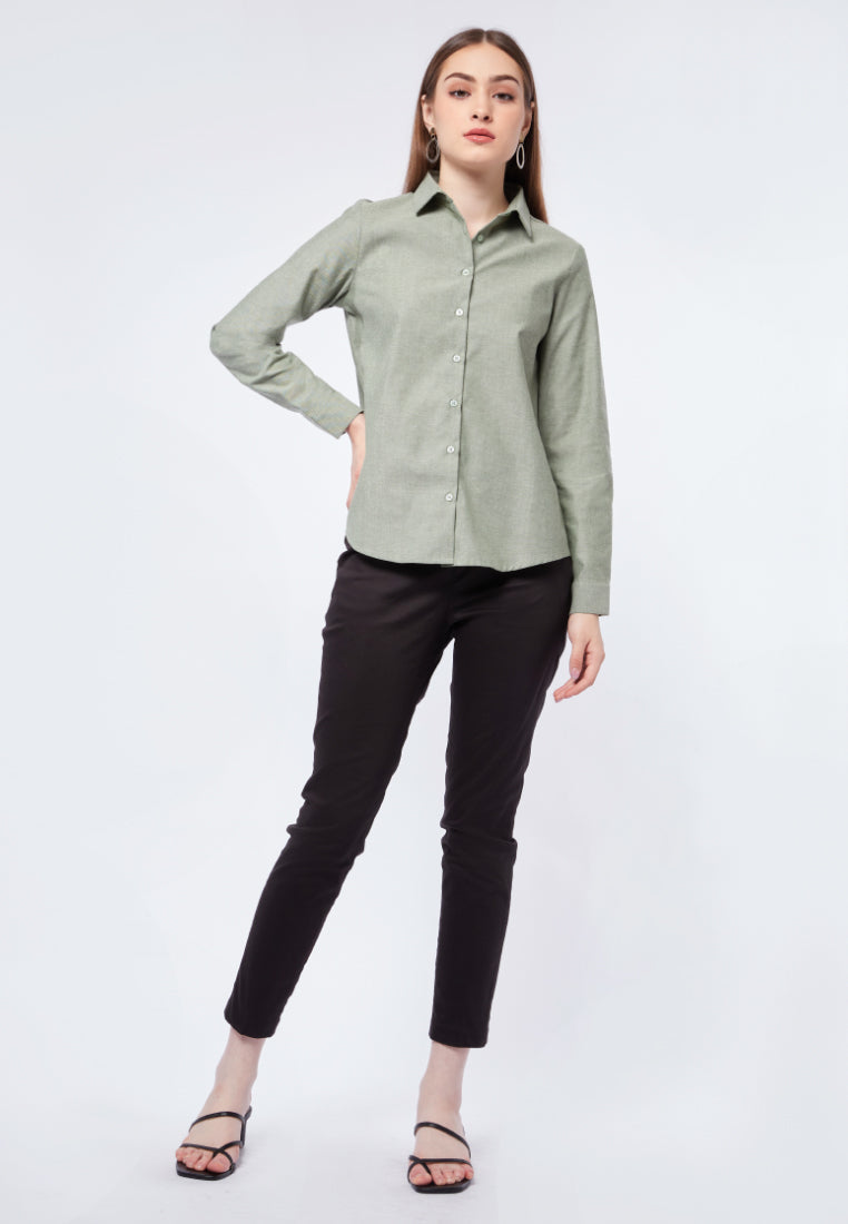 Regular Fit Long Sleeve Blouse