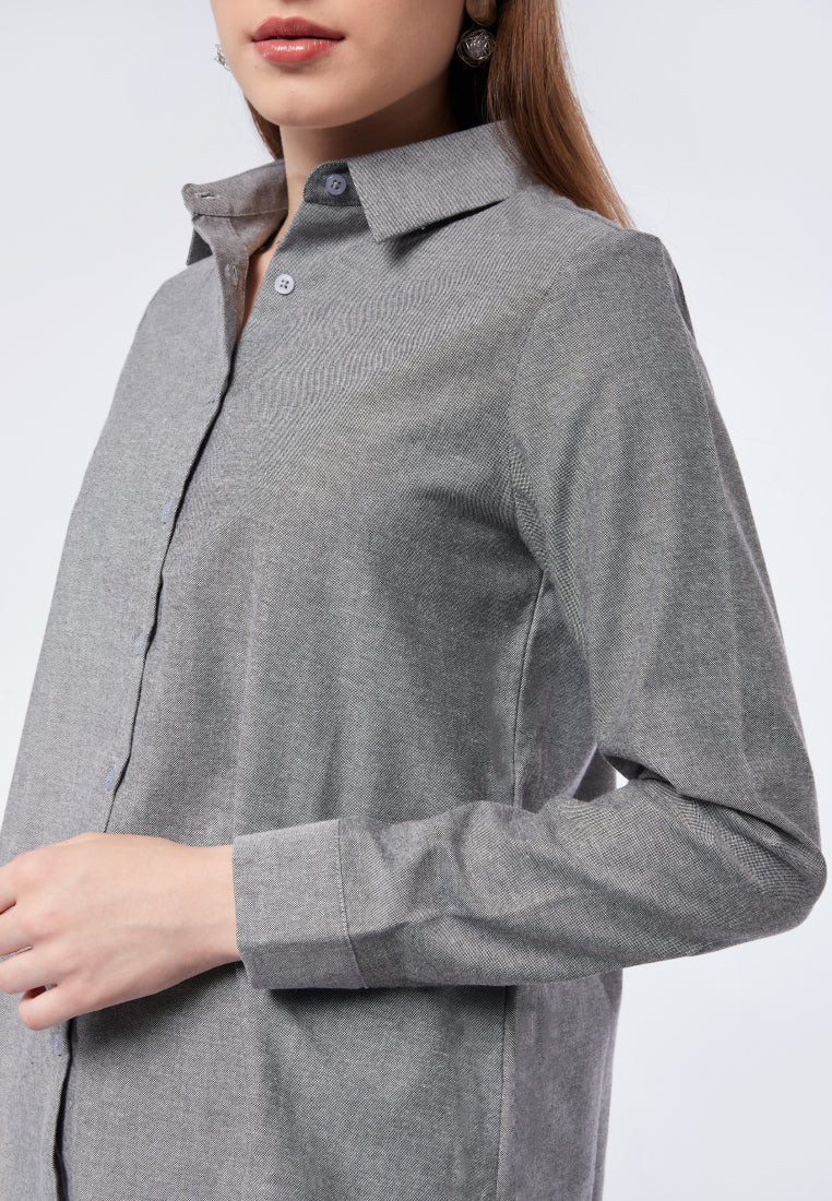 Regular Fit Long Sleeve Blouse