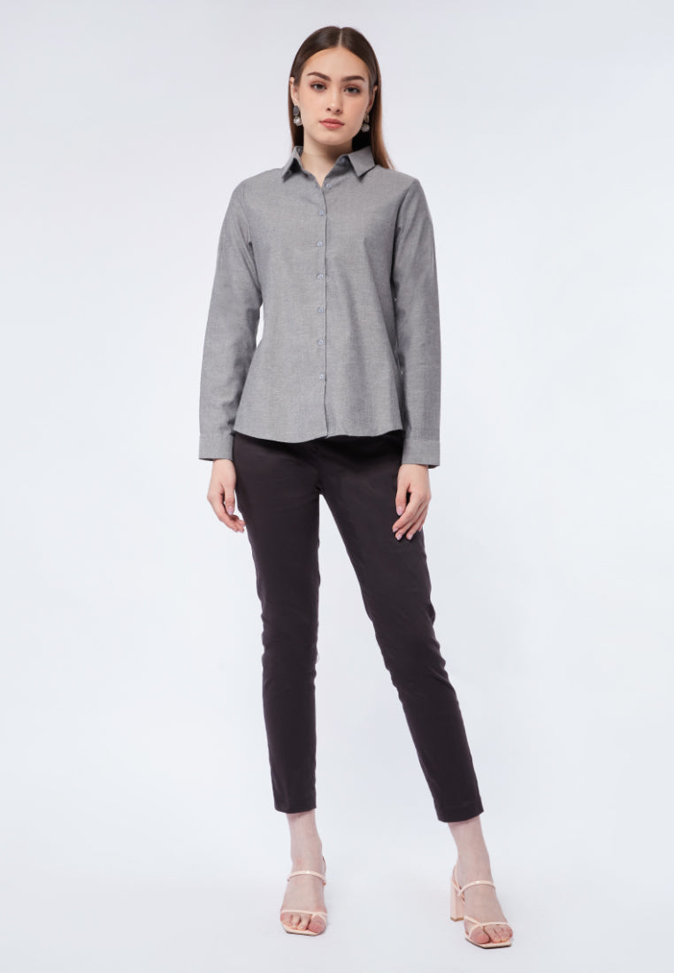 Regular Fit Long Sleeve Blouse