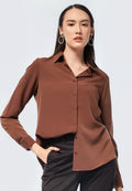 Regular Fit Long Sleeve Blouse