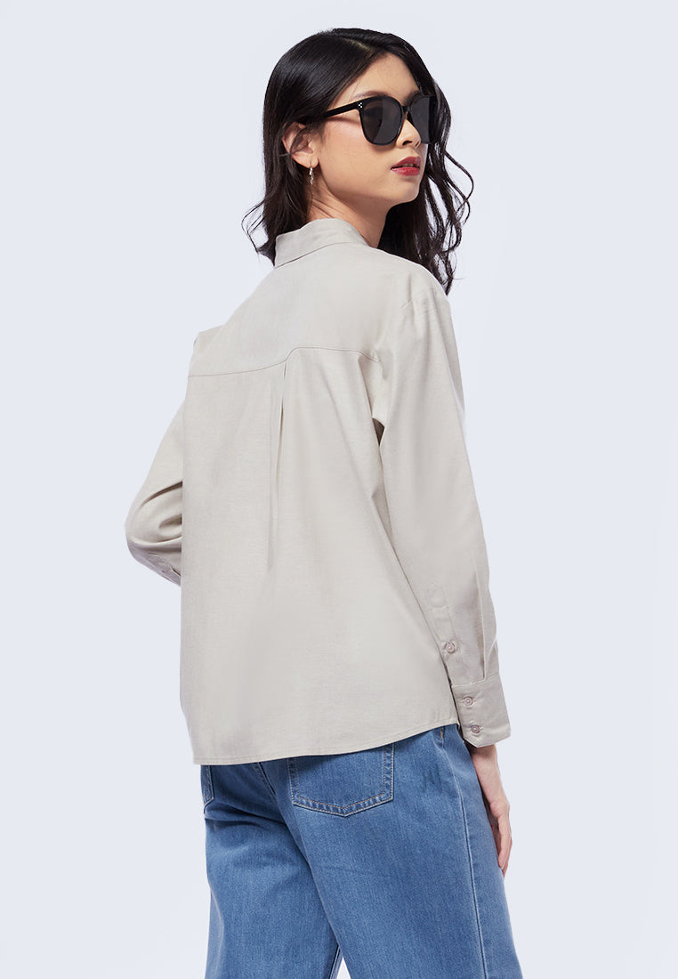 Long Sleeve Oxford Shirt