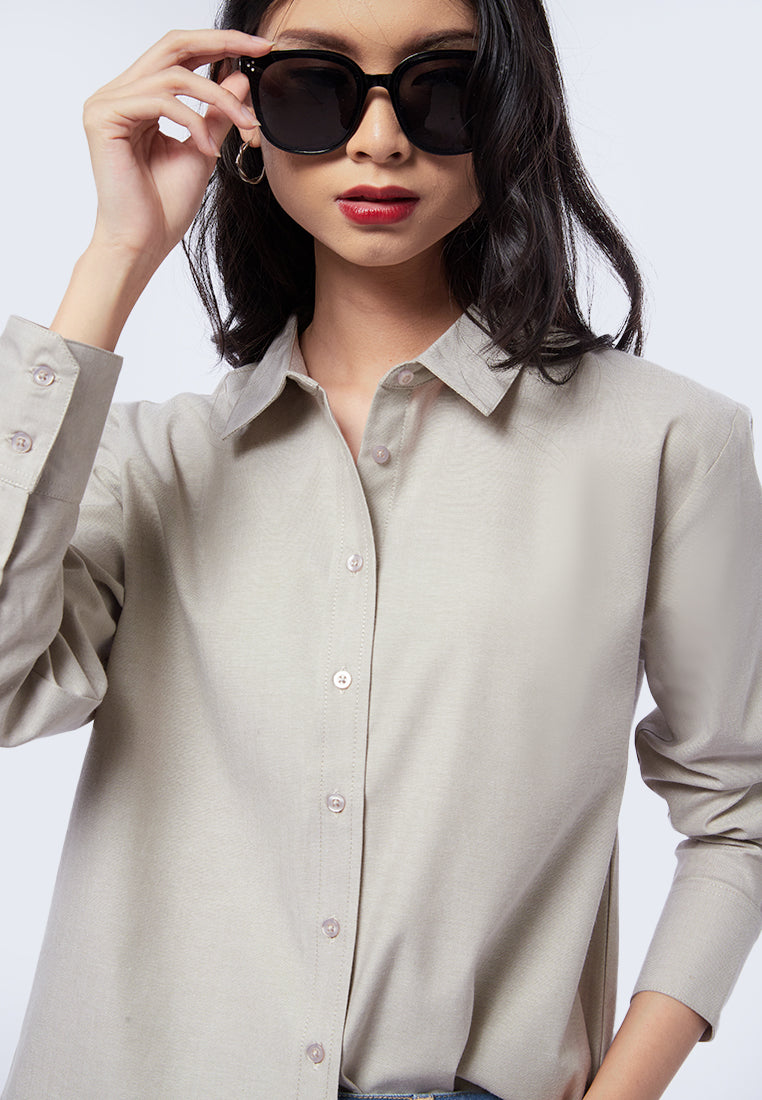 Long Sleeve Oxford Shirt