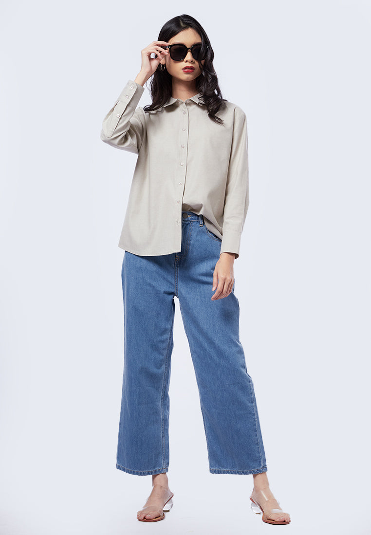 Long Sleeve Oxford Shirt