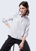 Printed Long Sleeve Blouse