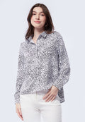 Printed Long Sleeve Blouse