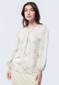 Printed Long Sleeve Blouse