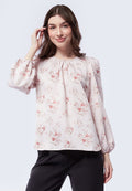 Printed Long Sleeve Blouse