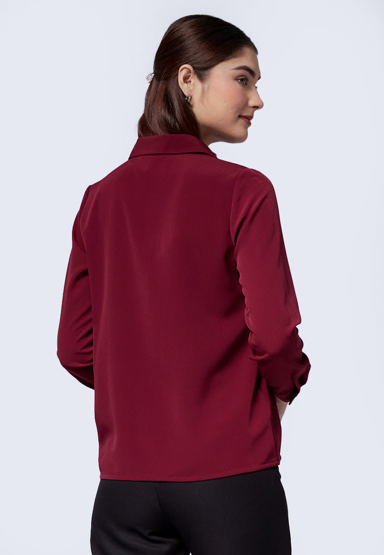 Regular Fit Long Sleeve Blouse