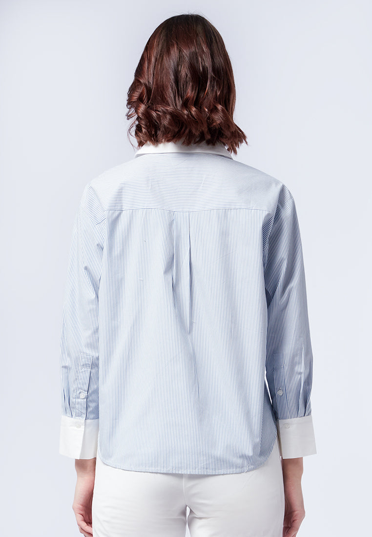 Two Tone Long Sleeve Shirt
