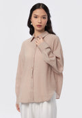 Long Sleeve Crinkle Shirt