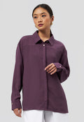 Plum Regular Fit Long Sleeve Shirt