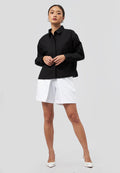 Long Sleeve Eyelet Blouse