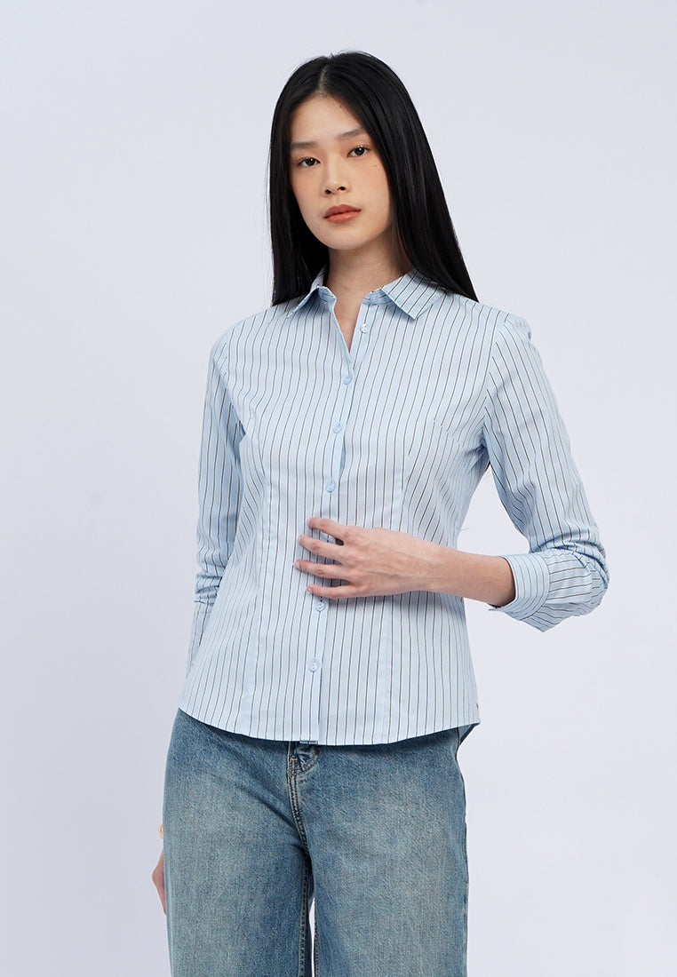Long Sleeve Stripes Shirt