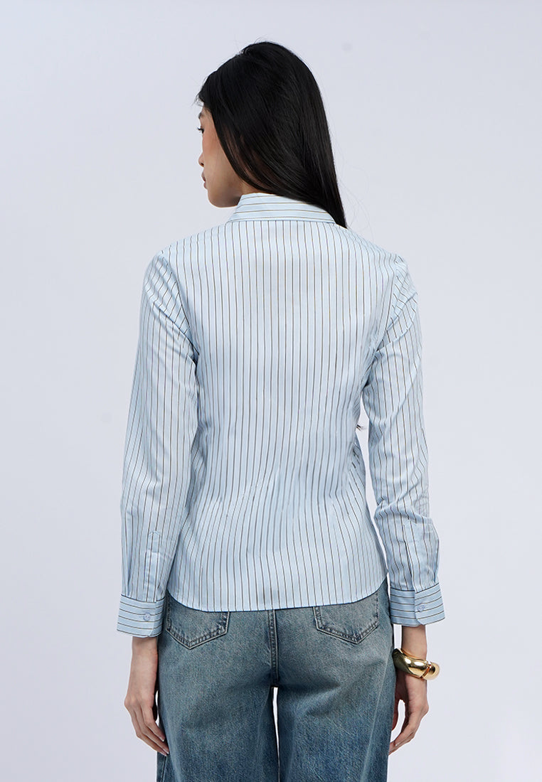 Long Sleeve Stripes Shirt