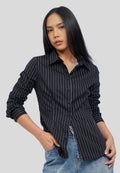 Long Sleeve Stripes Shirt