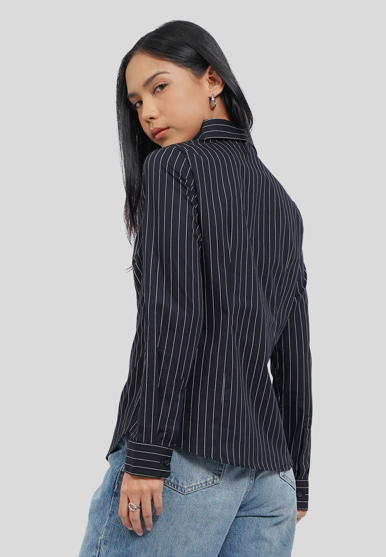 Long Sleeve Stripes Shirt