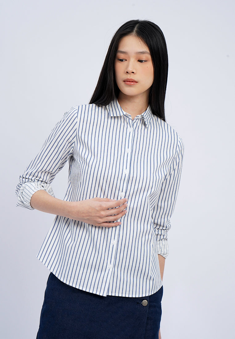 Long Sleeve Stripes Shirt