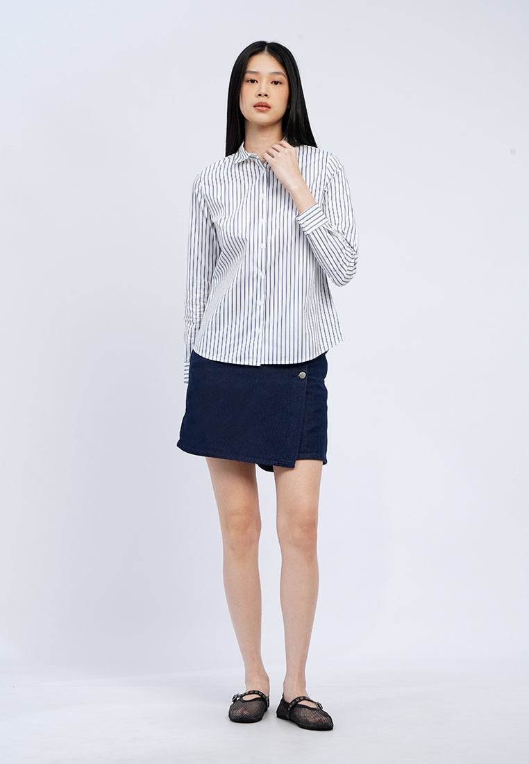Long Sleeve Stripes Shirt