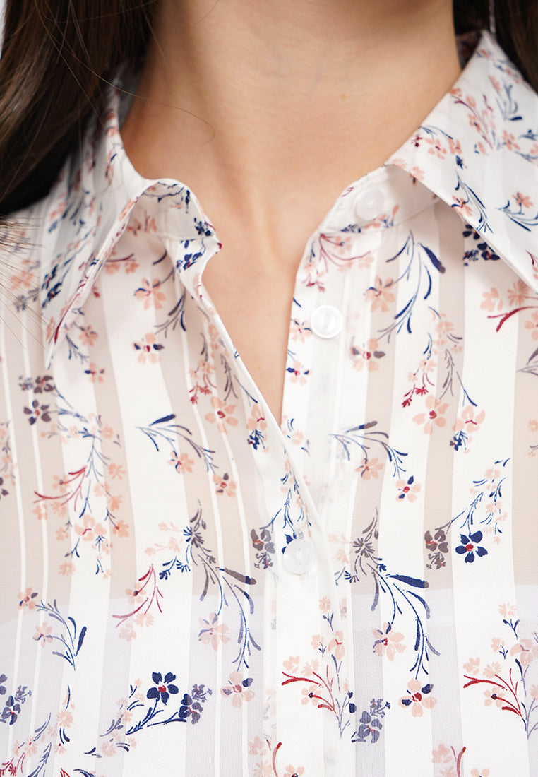 Printed Long Sleeve Shirt
