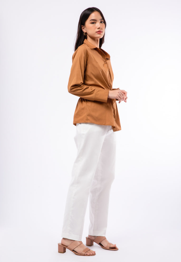 Blouse with Twisted Details