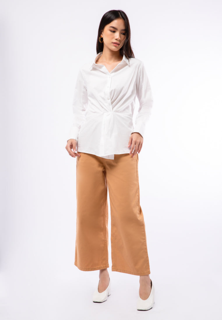 Blouse with Twisted Details