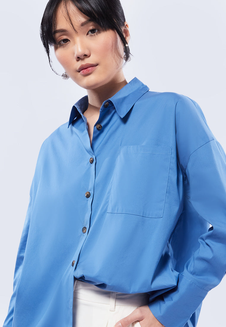 Regular Fit Long Sleeve Blouse